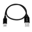LogiLink CU0140 - 1 m - USB C - USB A - USB 2.0 - 480 Mbit/s - Schwarz