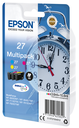 Epson Alarm clock Multipack 3-colour 27 DURABrite Ultra Ink - Standardertrag - Tinte auf Pigmentbasis - 3,6 ml - 300 Seiten - 3 Stück(e) - Multipack