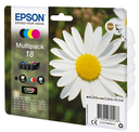 Epson Daisy Multipack 4 Farben 18 Claria Home Ink - Standardertrag - 5,2 ml - 3,3 ml - 175 Seiten - 4 Stück(e) - Multipack