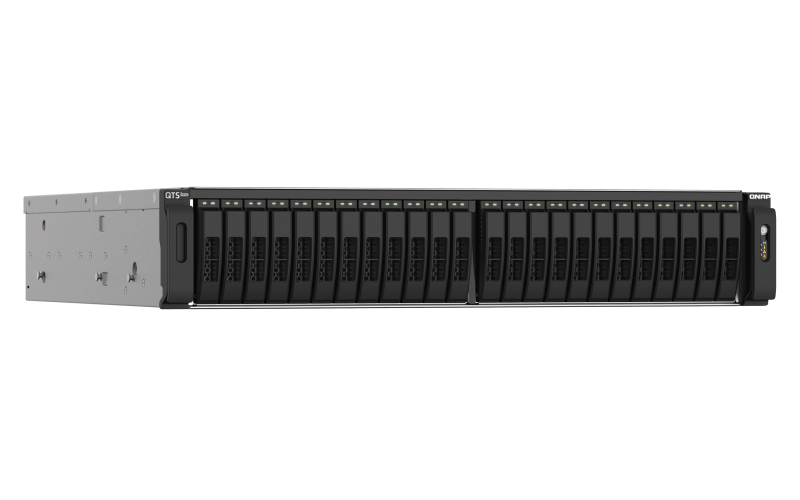 QNAP TS-h2490FU - NAS - Rack (2U) - EPYC - 7232P - Schwarz - Grau