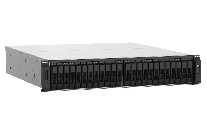 QNAP TS-h2490FU - NAS - Rack (2U) - EPYC - 7232P - Schwarz - Grau