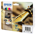 Epson Pen and crossword Multipack 16XL DURABrite Ultra Ink - Hohe (XL-) Ausbeute - Tinte auf Pigmentbasis - Tinte auf Pigmentbasis - 12,9 ml - 6,5 ml - 4 Stück(e)