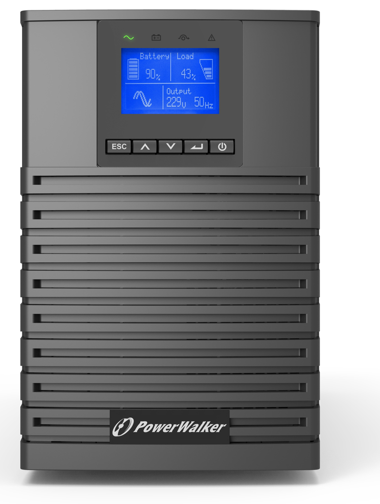 BlueWalker VFI 1000 ICT IoT - Doppelwandler (Online) - 1 kVA - 1000 W - Pure sine - 160 V - 300 V