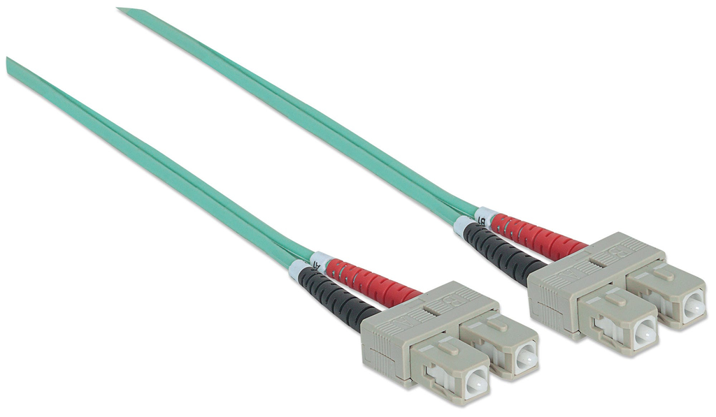 Intellinet Patch-Kabel - SC multi-mode (M) bis SC multi-mode (M) - 5 m