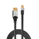 Lindy CROMO - DisplayPort-Kabel - Mini DisplayPort (M) bis DisplayPort (M)