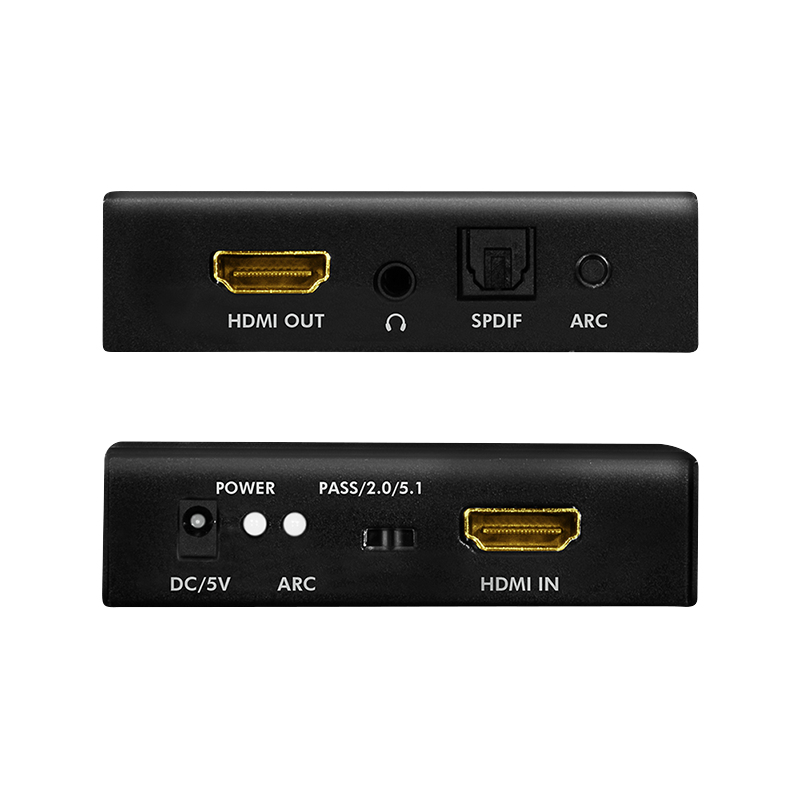 LogiLink HD0055 - HDMI-Audio-Extraktor 2CH/5.1CH 4K/60 Hz