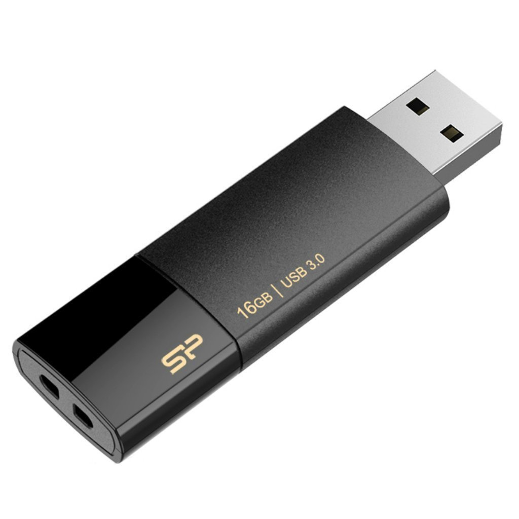 Silicon Power Blaze B05 - 16 GB - USB Typ-A - 3.2 Gen 1 (3.1 Gen 1) - Dia - 9,2 g - Schwarz