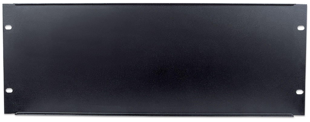Intellinet 19" Blindabdeckung - 4 HE - schwarz - Blindplatte - Schwarz - Stahl - 4U - 48,3 cm (19 Zoll) - 483 mm