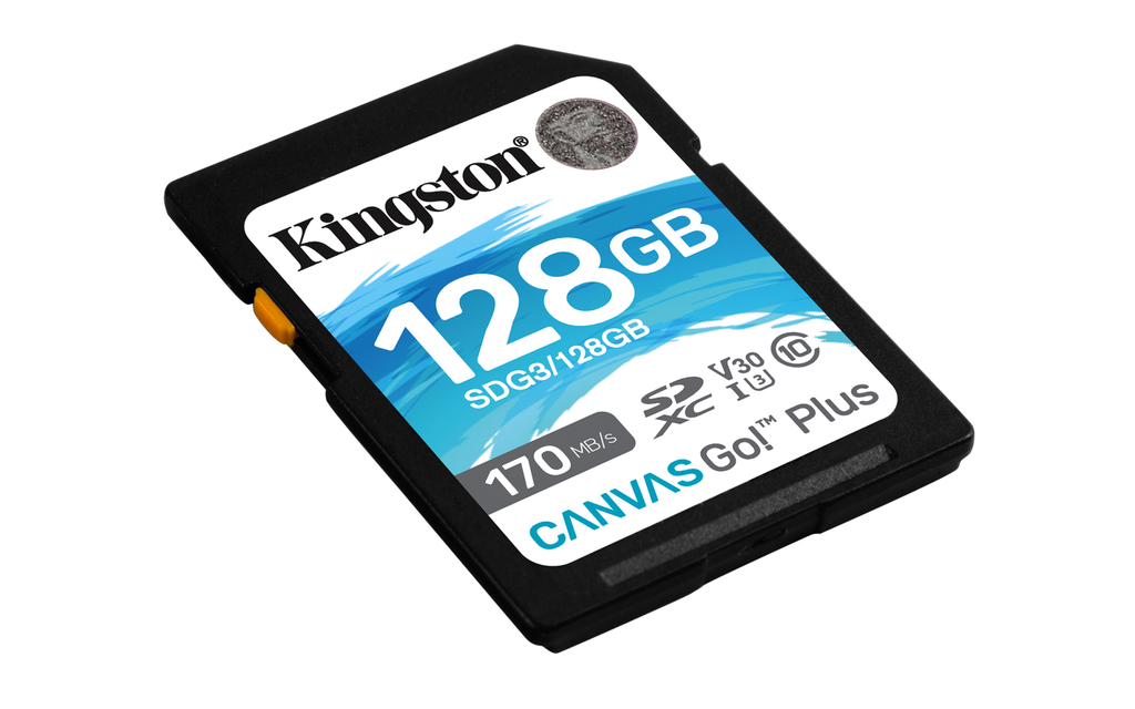 Kingston Canvas Go! Plus - 128 GB - SD - Klasse 10 - UHS-I - 170 MB/s - 90 MB/s