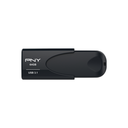 PNY Attaché 4 - 64 GB - USB Typ-A - 3.2 Gen 1 (3.1 Gen 1) - 80 MB/s - Ohne Deckel - Schwarz