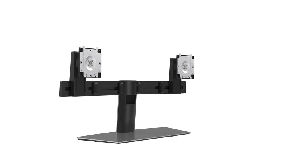 Dell Ständer für zwei Monitore – MDS19 - 6 kg - 48,3 cm (19 Zoll) - 68,6 cm (27 Zoll) - 100 x 100 mm - Höhenverstellung - Aluminium - Schwarz