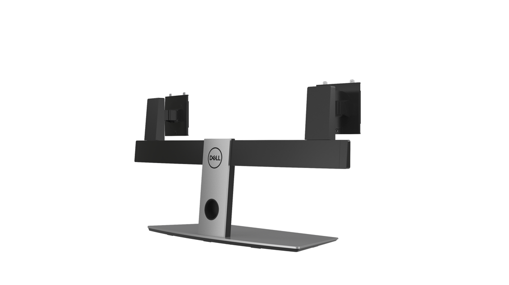 Dell Ständer für zwei Monitore – MDS19 - 6 kg - 48,3 cm (19 Zoll) - 68,6 cm (27 Zoll) - 100 x 100 mm - Höhenverstellung - Aluminium - Schwarz