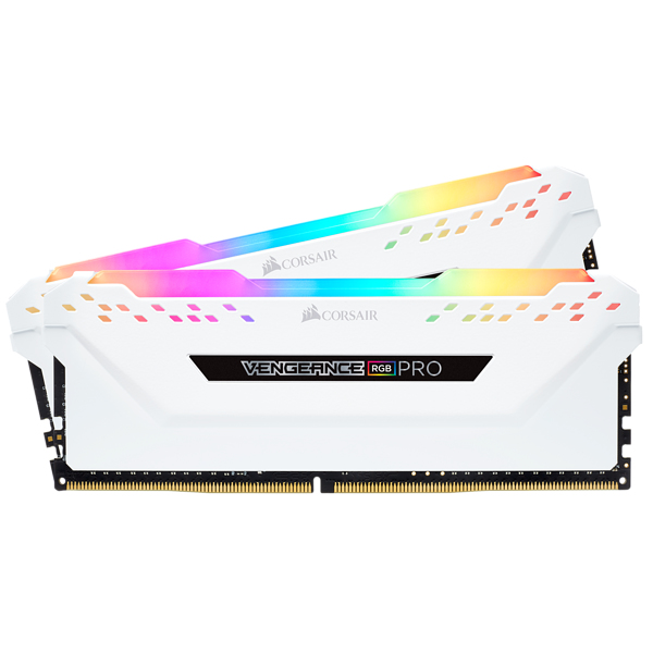 Corsair Vengeance CMW16GX4M2C3200C16W - 16 GB - 2 x 8 GB - DDR4 - 3200 MHz - 288-pin DIMM - Weiß