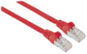 Intellinet Premium Netzwerkkabel - Cat6a - S/FTP - 100% Kupfer - Cat6a-zertifiziert - LS0H - RJ45-Stecker/RJ45-Stecker - 10,0 m - rot - 10 m - Cat6a - S/FTP (S-STP) - RJ-45 - RJ-45 - Rot