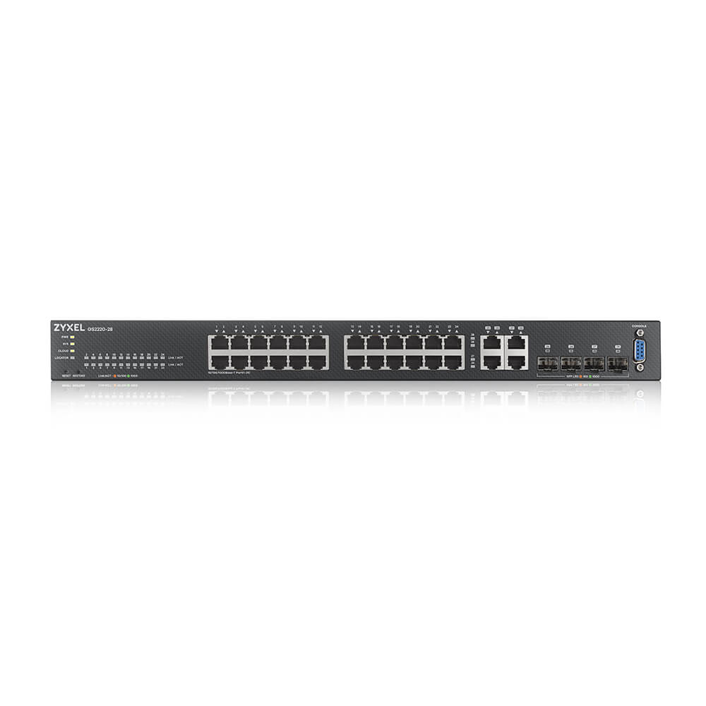 ZyXEL GS2220-28-EU0101F - Managed - L2 - Gigabit Ethernet (10/100/1000) - Rack-Einbau