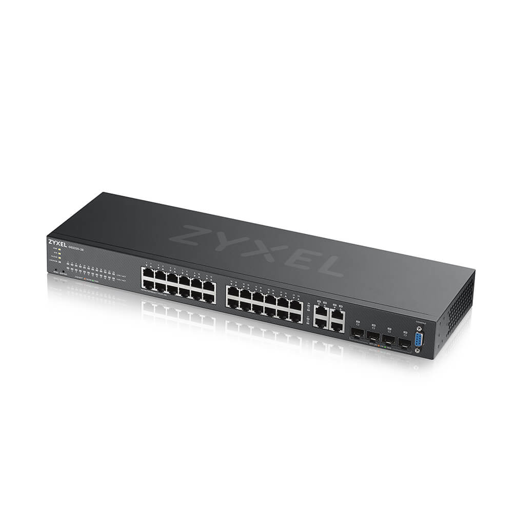 ZyXEL GS2220-28-EU0101F - Managed - L2 - Gigabit Ethernet (10/100/1000) - Rack-Einbau