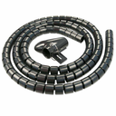 Lindy Spiral Cable Tidy - Flexible Kabelleitung - Schwarz