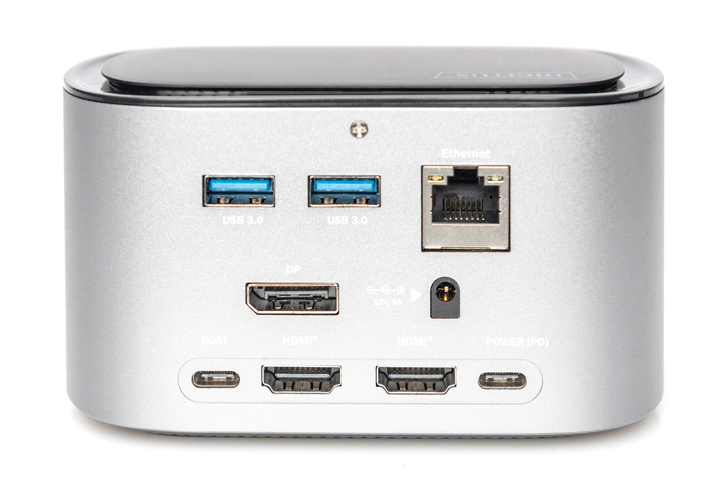 DIGITUS 11-Port USB-C Docking Station mit SSD-Gehäuse (M.2)