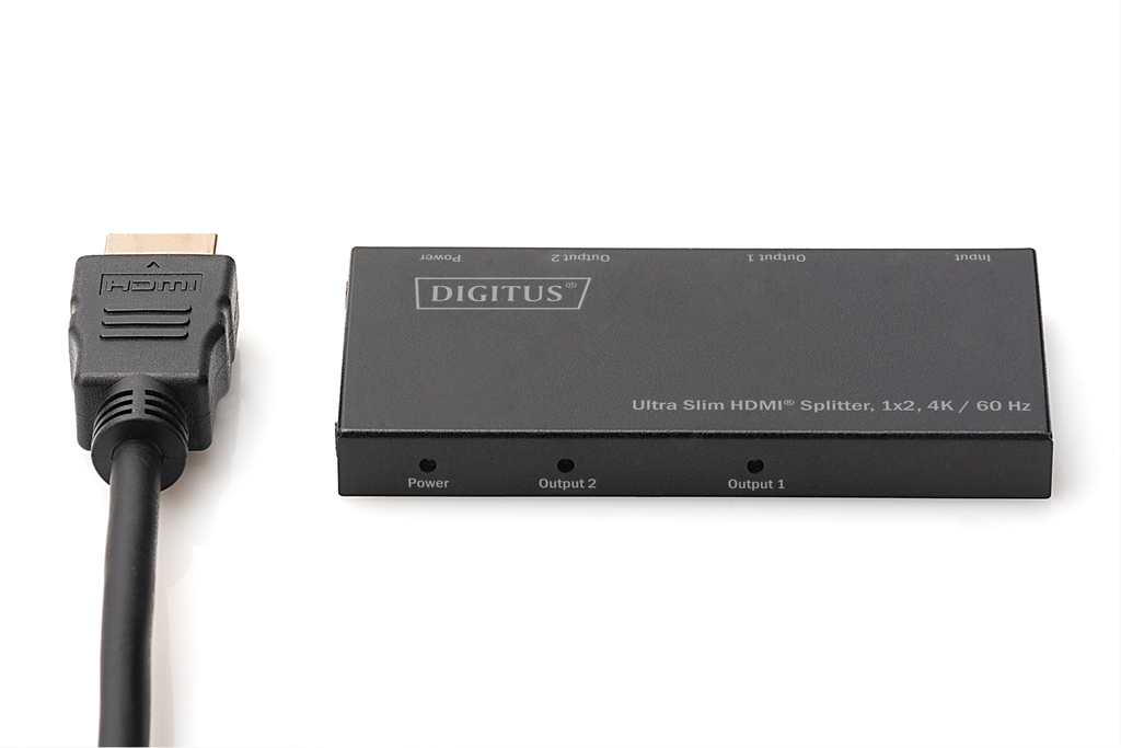 DIGITUS Ultra Slim HDMI® Splitter, 1x2, 4K / 60 Hz