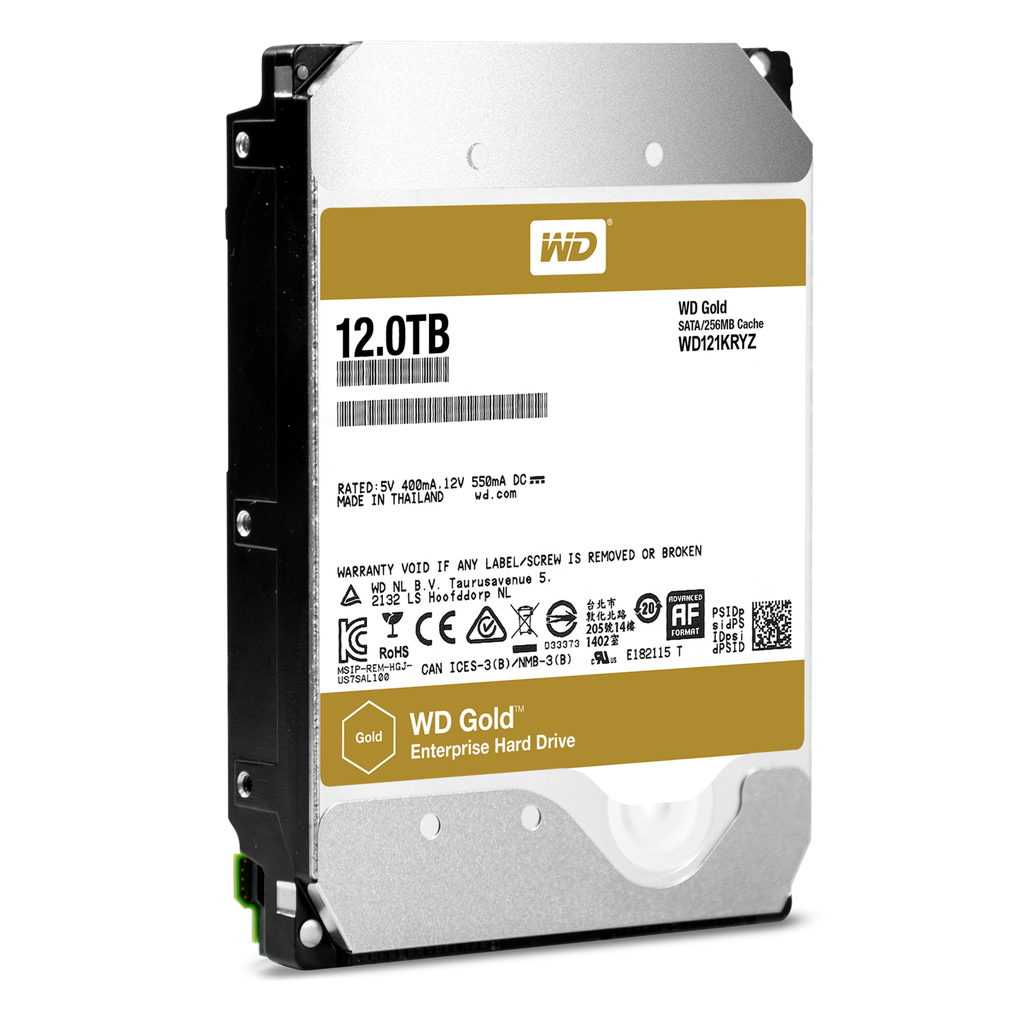 WD Gold - 3.5 Zoll - 12000 GB - 7200 RPM