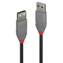 Lindy 36691 USB Kabel 0,5 m USB A Männlich Schwarz - Grau