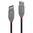 Lindy 36691 USB Kabel 0,5 m USB A Männlich Schwarz - Grau