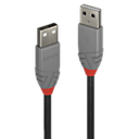 Lindy 36691 USB Kabel 0,5 m USB A Männlich Schwarz - Grau