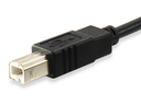 Equip 12888207 - 1 m - USB B - USB C - USB 2.0 - Männlich/Männlich - Schwarz