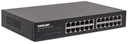 Intellinet 24-Port Gigabit Ethernet Switch - 24 x 10/100/1000 Mbit/s RJ45-Ports - IEEE 802.3az (Energy Efficient Ethernet) - Desktop - 19" Rackmount - Metall - Gigabit Ethernet (10/100/1000) - Vollduplex - Rack-Einbau