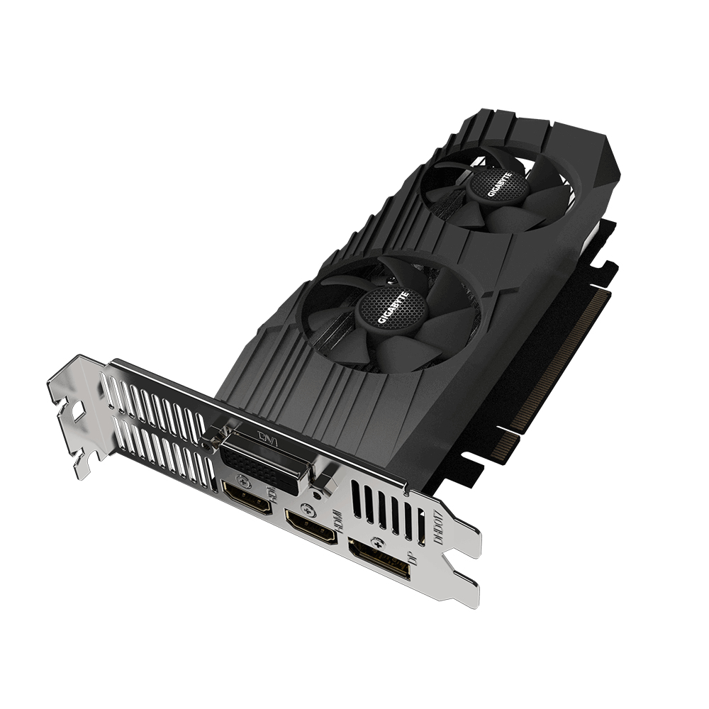 Gigabyte GeForce GTX 1650 D6 OC Low Profile 4G - OC Edition - Grafikkarten