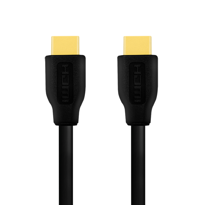 LogiLink HDMI-Kabel A/M zu A/M 4K/60 Hz CCS schwarz 2.0m - Kabel - Digital/Display/Video