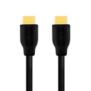 LogiLink HDMI-Kabel A/M zu A/M 4K/60 Hz CCS schwarz 2.0m - Kabel - Digital/Display/Video