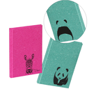 Pagna Save me Panda - Abbildung - Mintfarbe - A6 - 128 Blätter - Punktgitter-Papier - Hardcover