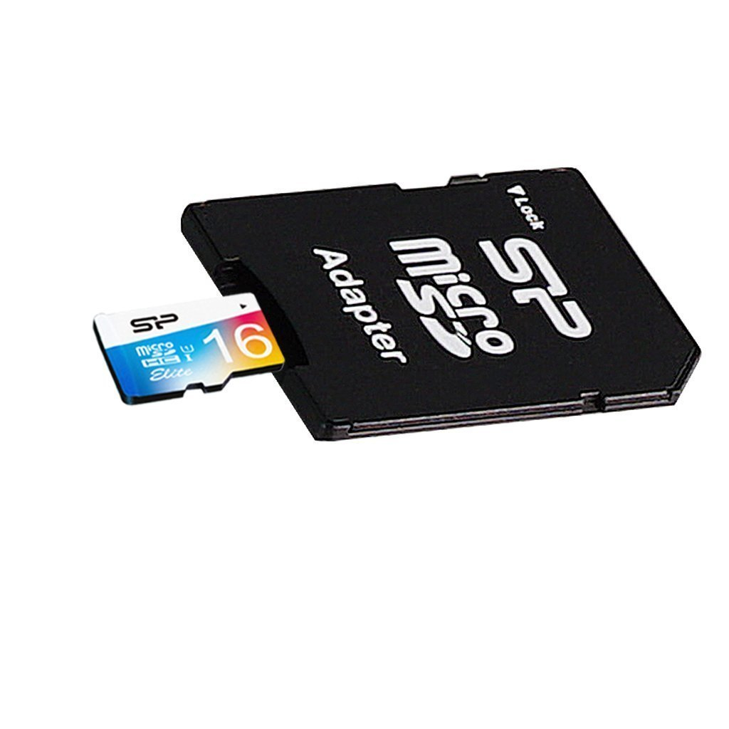 Silicon Power Elite - Flash-Speicherkarte (SD-Adapter inbegriffen) - 16 GB