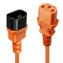 Lindy Spannungsversorgungs-Verlängerungskabel - IEC 320 EN 60320 C13 bis IEC 320 EN 60320 C14 - 2 m