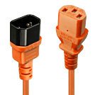 Lindy Spannungsversorgungs-Verlängerungskabel - IEC 320 EN 60320 C13 bis IEC 320 EN 60320 C14 - 50 cm