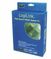 LogiLink HDMI - 15m - 15 m - HDMI Typ A (Standard) - HDMI Typ A (Standard) - 10,2 Gbit/s - Schwarz