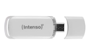 Intenso Flash Line - 64 GB - USB Typ-C - 3.2 Gen 1 (3.1 Gen 1) - 70 MB/s - Kappe - Weiß