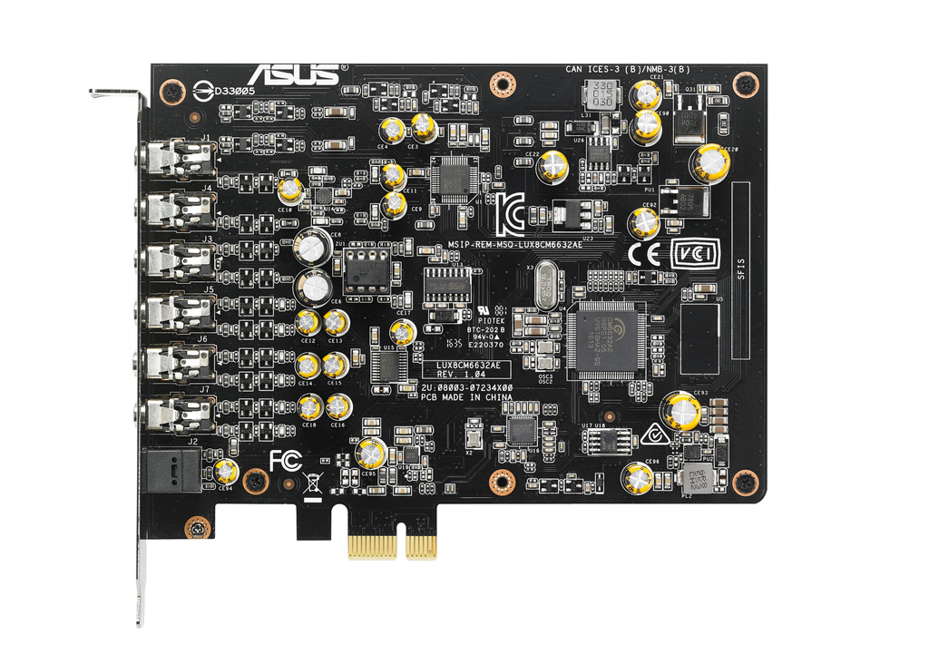 ASUS Xonar AE - 7.1 Kanäle - Eingebaut - 32 Bit - 110 dB - PCI-E