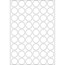 HERMA Vielzwecketiketten/Farbpunkte Ø 16 mm rund weiß Papier matt Handbeschriftung 1728 St. - Weiß - Kreis - Zellulose - Papier - Deutschland - 16 mm - 16 mm