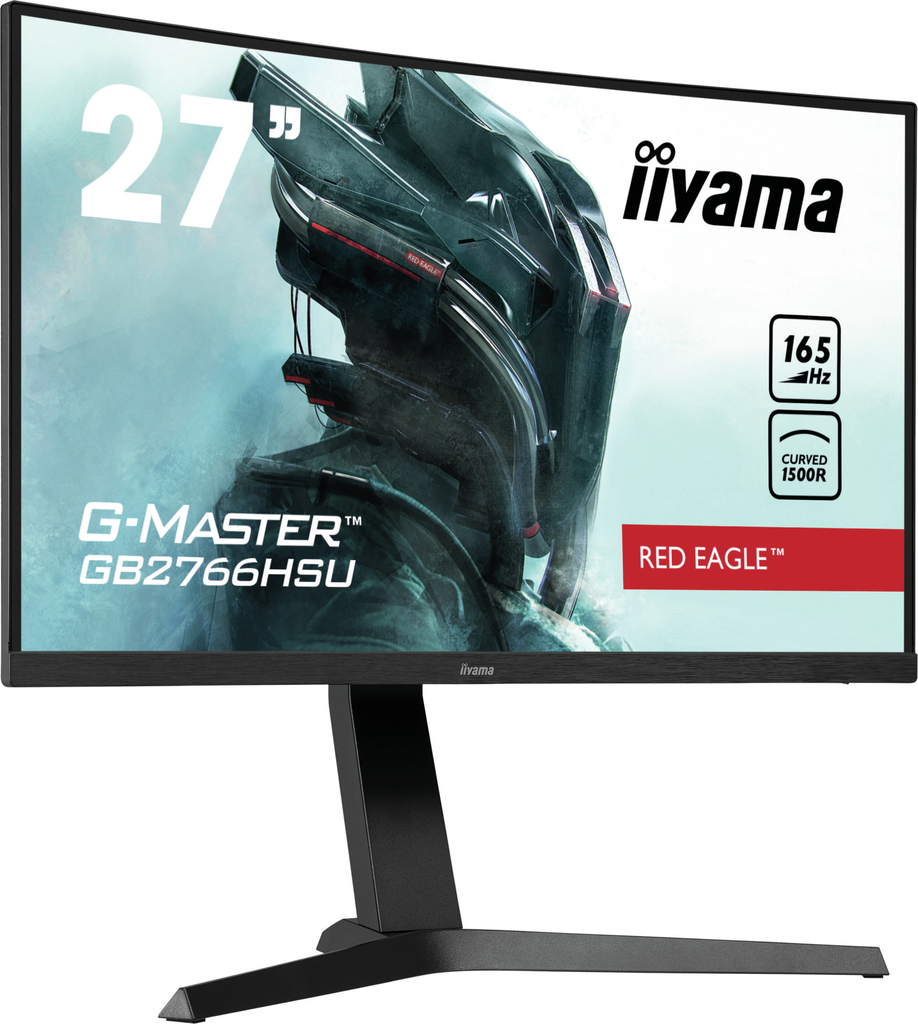 Iiyama G-Master GB2766HSU-B1 27" Red Eagle Curved Monitor - Flachbildschirm (TFT/LCD) - 68,6 cm