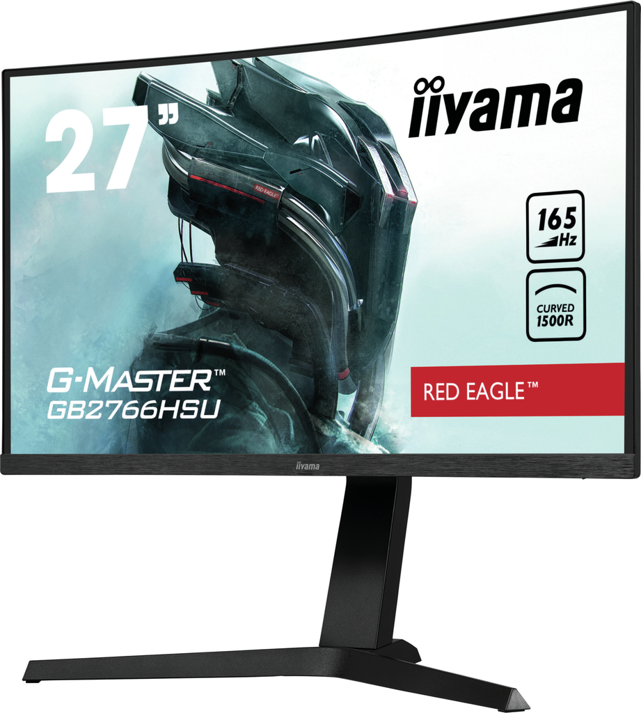 Iiyama G-Master GB2766HSU-B1 27" Red Eagle Curved Monitor - Flachbildschirm (TFT/LCD) - 68,6 cm