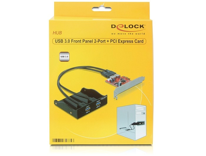 Delock 61775 - PCIe - USB 3.2 Gen 1 (3.1 Gen 1) - 5000 Mbit/s - Verkabelt - Windows XP/XP-64/Vista/Vista-64/7/7-64 - Linux