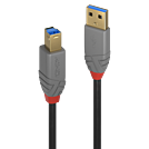 Lindy 36741 USB Kabel 1 m USB A USB B Männlich Schwarz