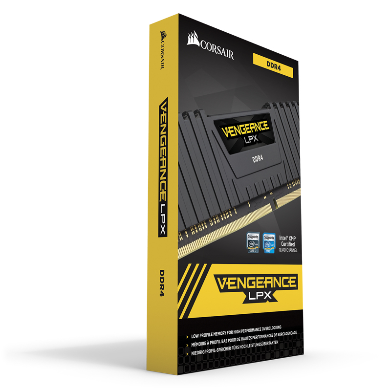 Corsair Vengeance LPX 8GB DDR4 3000MHz - 8 GB - 1 x 8 GB - DDR4 - 3000 MHz - 288-pin DIMM - Schwarz