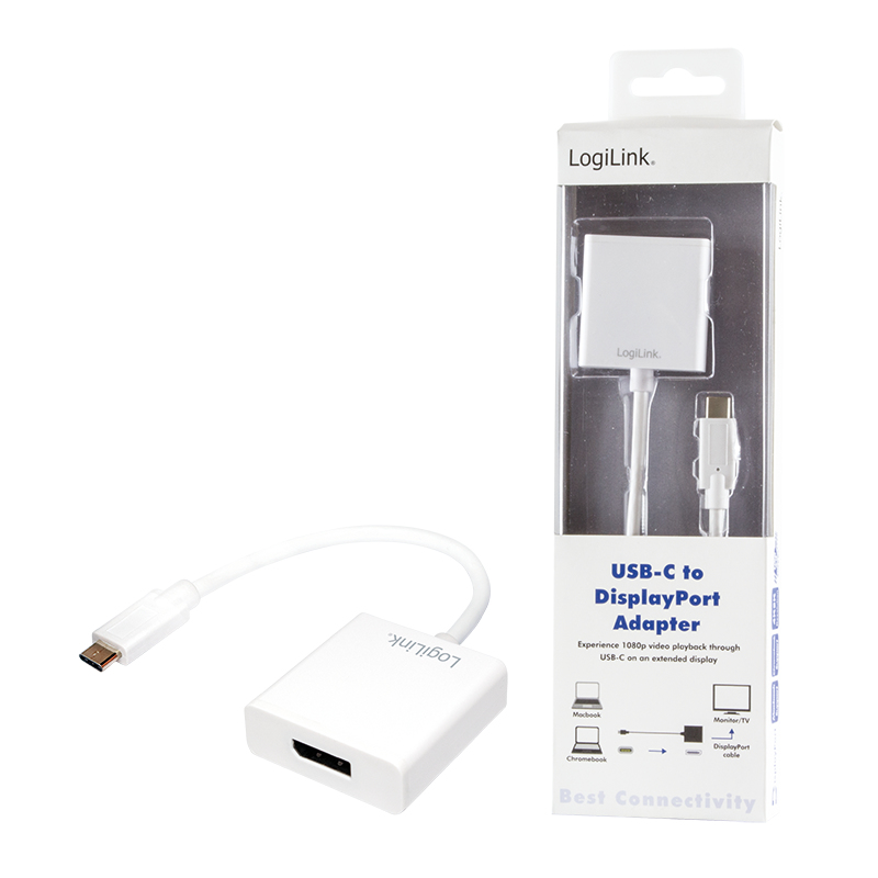 LogiLink Externer Videoadapter - USB Type-C - DisplayPort