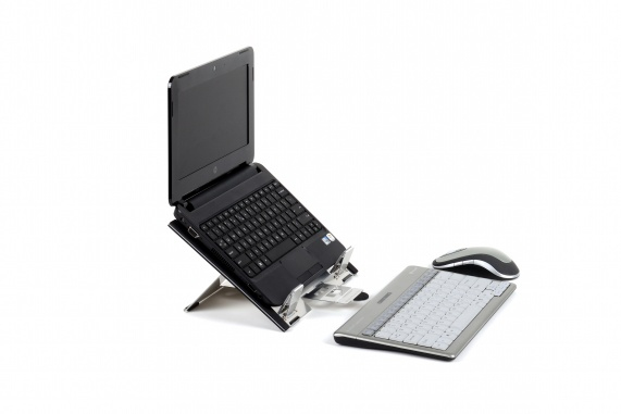 Bakker FlexTop 270 12" Notebook Stand - Aluminium - Schwarz - 30,5 cm (12 Zoll) - Aluminium - 70 - 160 mm - 268 mm - 210 mm