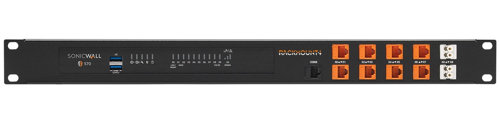 Rackmount.IT RM-SW-T9 - Montageset - Schwarz - 1U - SonicWall TZ570 - TZ670 - 482 mm - 217 mm