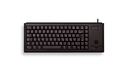 Cherry Slim Line G84-4420 - Tastatur - 400 dpi Optisch - 84 Tasten QWERTY - Schwarz