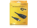 Delock USB 3.0 5m - 5 m - USB 3.2 Gen 1 (3.1 Gen 1) - Männlich/Weiblich - Schwarz